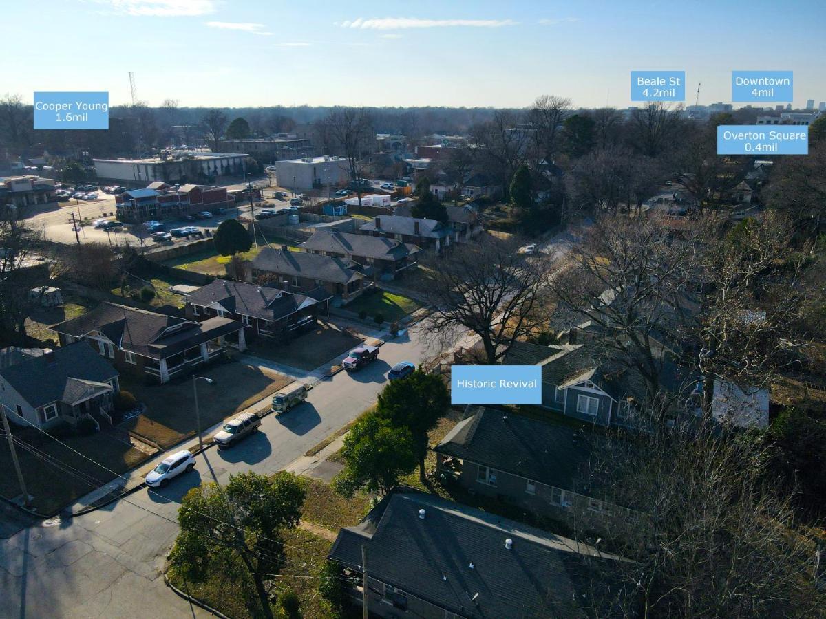 Вілла Historic Revival King Bed Midtown Memphis 68 Yes Pets Fast Wifi Free Parking Екстер'єр фото