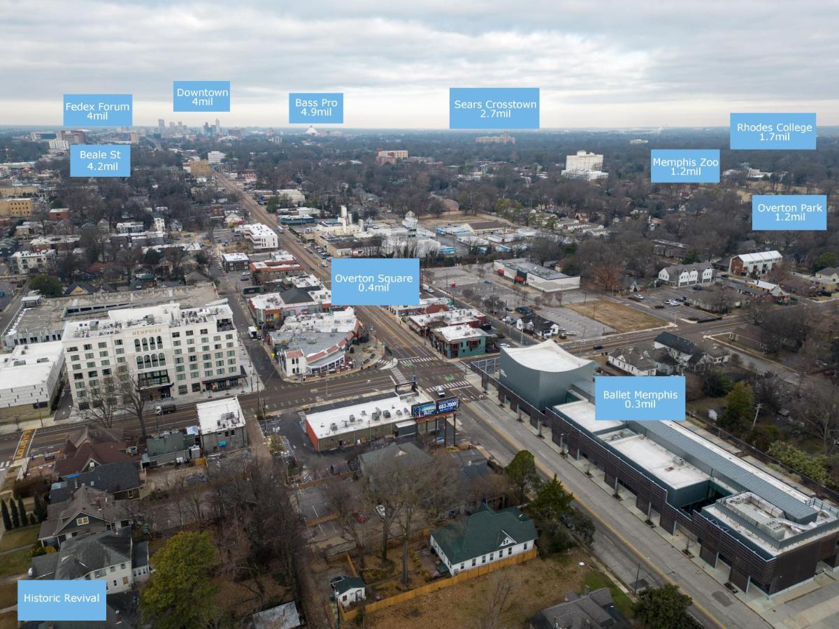 Вілла Historic Revival King Bed Midtown Memphis 68 Yes Pets Fast Wifi Free Parking Екстер'єр фото